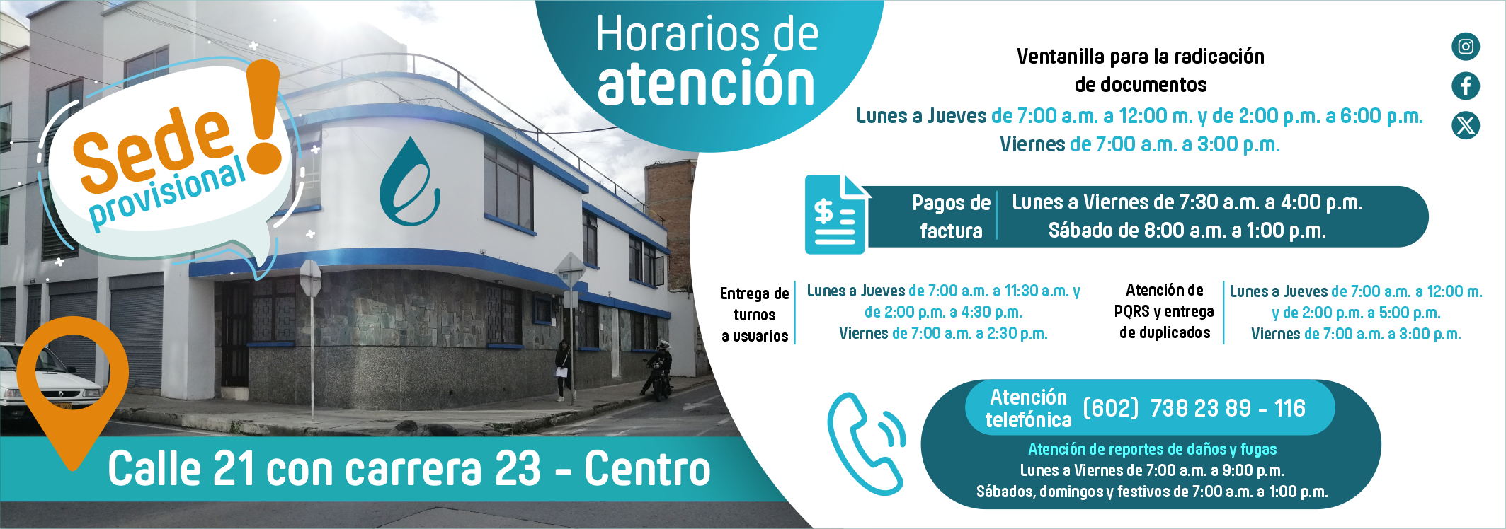 horarios de atención